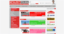 Desktop Screenshot of metalzbytpolska.pl